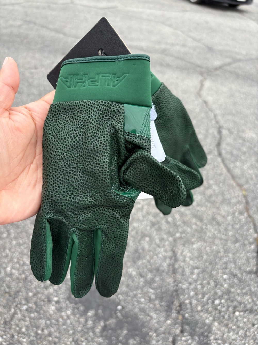 Nike Alpha Elite Baseball Batting Gloves Hunter Green Men’s Size Medium - Picture 5 of 9